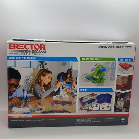 Erector by Meccano Innovation Sets Geared Machines New in Box - Picture 4 of 7